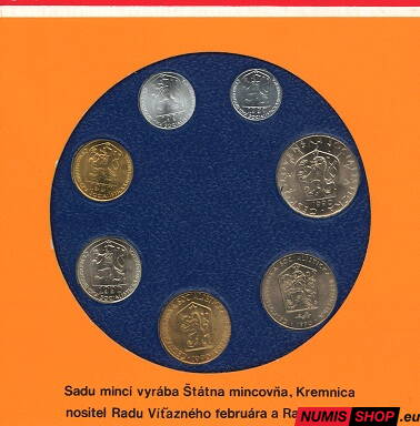 Sada mincí ČSSR 1990 