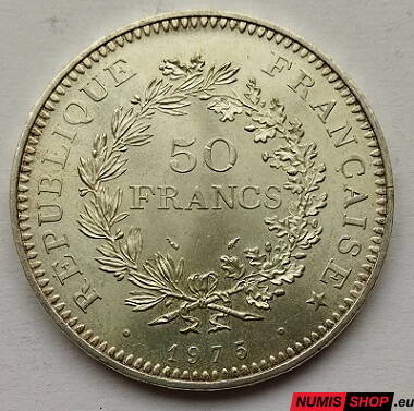 Francúzsko - 1975 - 50 francs - Hercules