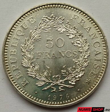 Francúzsko - 1976 - 50 francs - Hercules