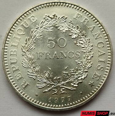 Francúzsko - 1977 - 50 francs - Hercules