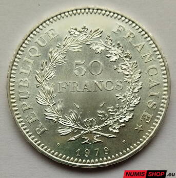 Francúzsko - 1979 - 50 francs - Hercules