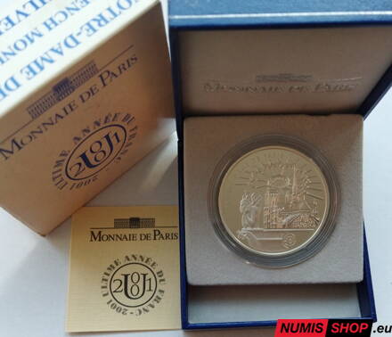 Francúzsko 10 francs 2001 - Notre Dame - PROOF