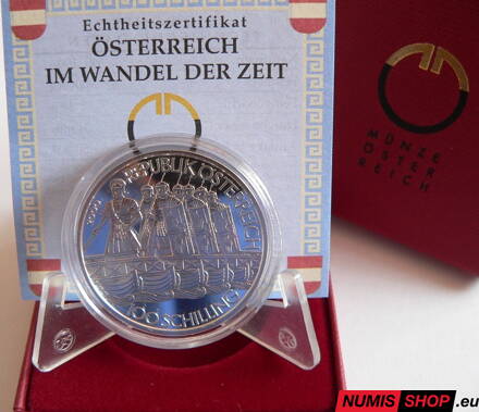 Rakúsko - 2000 - 100 Schilling - Rímska ríša - PROOF