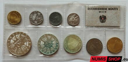 Rakúsko - sada 1972 - proof (10 + 25 + 50 schilling Ag) - Salzburg university