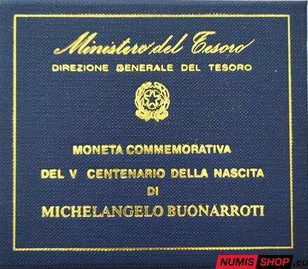 500 lír Taliansko - 1975 - Michelangelo Buonarroti