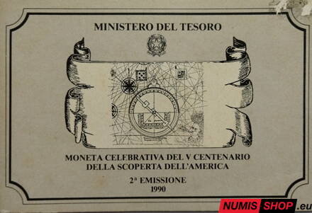 700 lír Taliansko - 1989 - Objavenie Ameriky