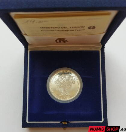 500 lír Taliansko - 1986 - Year of Peace - proof