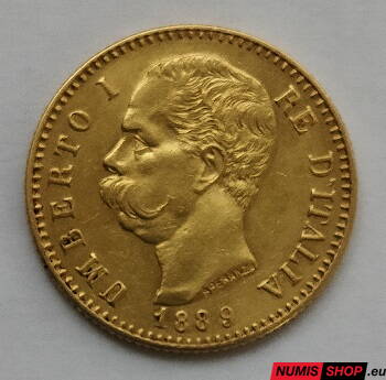 20 lire Taliansko - 1889
