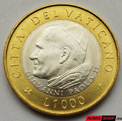 Vatikán 1000 lír 2001 - UNC