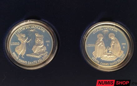 Vatikán - 2 x 10 000 lír - 1995 - Svätý rok - Anno Santo - PROOF