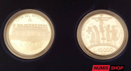 Vatikán - 2 x 10 000 lír - 1998 - Svätý rok - Anno Santo - PROOF