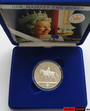 5 pounds Veľká Británia - 2002 - Golden Jubilee - PROOF