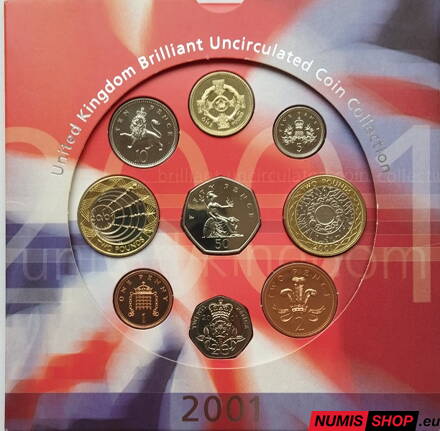 Sada Veľká Británia 2001 BU