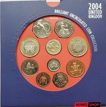 Sada Veľká Británia 2004 BU