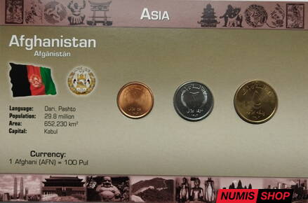 Afganistan - sada mincí mix - UNC