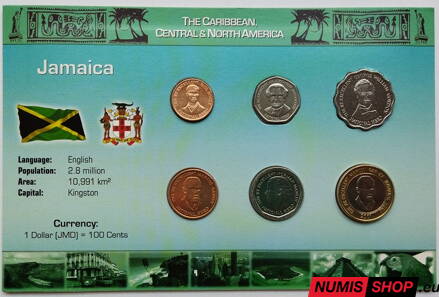 Jamajka - sada mincí mix - UNC