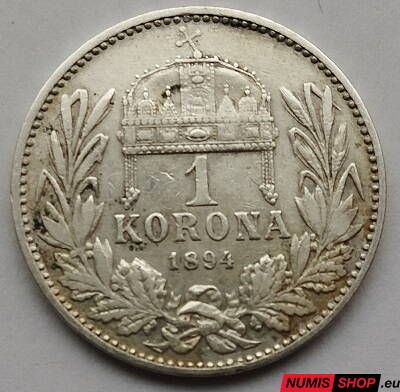 RU - František Jozef I. - 1 korona 1894 KB
