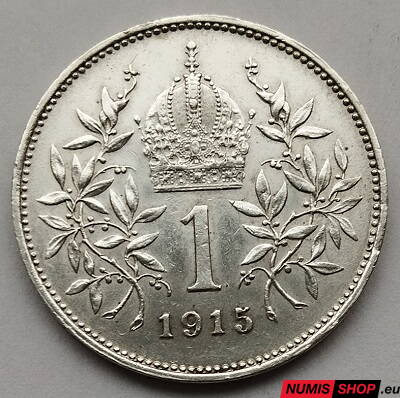 RU - František Jozef I. - 1 corona 1915 bz