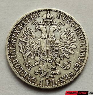 RU - František Jozef I. - 1 florin 1859 A