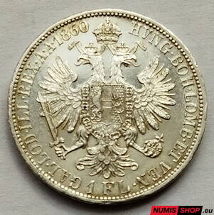 RU - František Jozef I. - 1 florin 1860 A