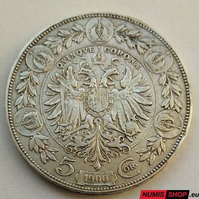 RU - František Jozef I. - 5 korona 1900 bz