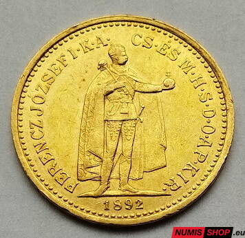 RU - František Jozef I. - 10 koruna 1892 KB