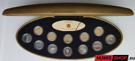 Kanada - sada millenium proof - 1999 - 12 x quarter dollar Ag