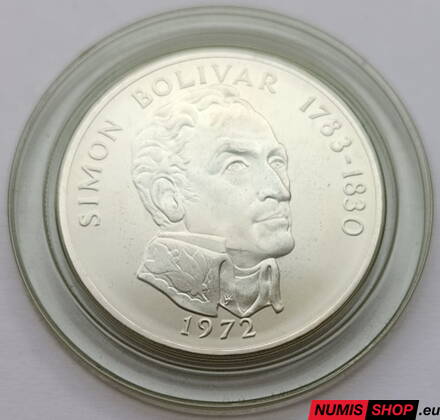 Panama - 20 balboas 1972 - Simon Bolivar - BU (129,6 g, Ag925)
