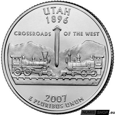USA Quarter 2007 - Utah - D - UNC