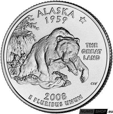 USA Quarter 2008 - Alaska - P - UNC
