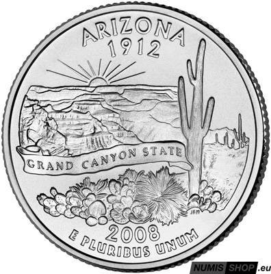 USA Quarter 2008 - Arizona - D - UNC
