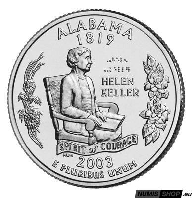 USA Quarter 2003 - Alabama - P - UNC