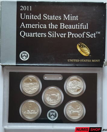 USA Quarter 2011 - Silver PROOF set - S