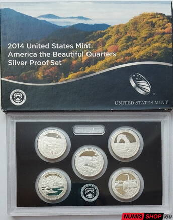 USA Quarter 2014 - Silver PROOF set - S