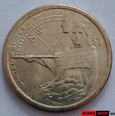 USA commemorative 1 dollar - 2014 - Native Hospitality - D