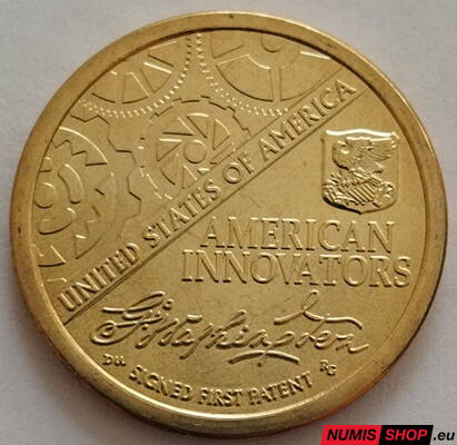 USA commemorative 1 dollar - 2018 - First Patent - D