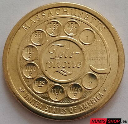 USA commemorative 1 dollar - 2020 - Telephone - P