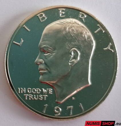USA - Silver dollar - 1971 - Eisenhower - S - proof