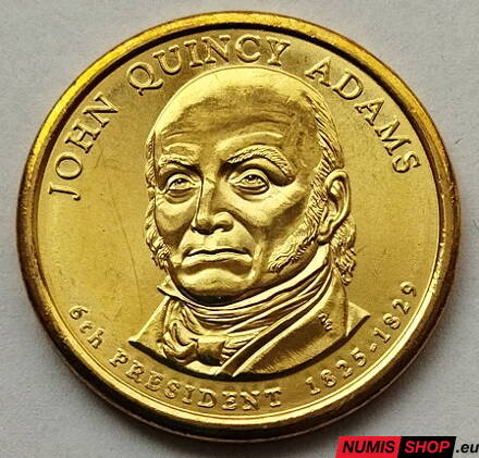 USA Presidential 1 dollar - 2008 - 6th John Quincy Adams - P