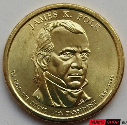 USA Presidential 1 dollar - 2009 - 11th James K. Polk - D