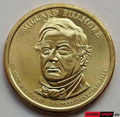 USA Presidential 1 dollar - 2010 - 13th Millard Fillmore - P