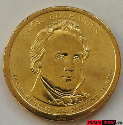 USA Presidential 1 dollar - 2010 - 15th James Buchanan - P