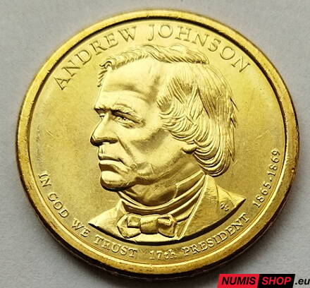USA Presidential 1 dollar - 2011 - 17th Andrew Johnson - D
