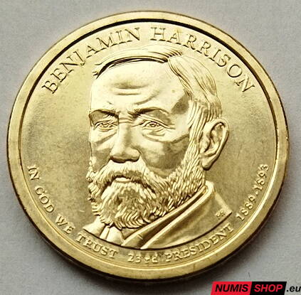 USA Presidential 1 dollar - 2012 - 23rd Benjamin Harrison - P