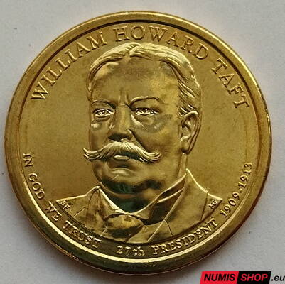 USA Presidential 1 dollar - 2013 - 27th William Howard Taft - P