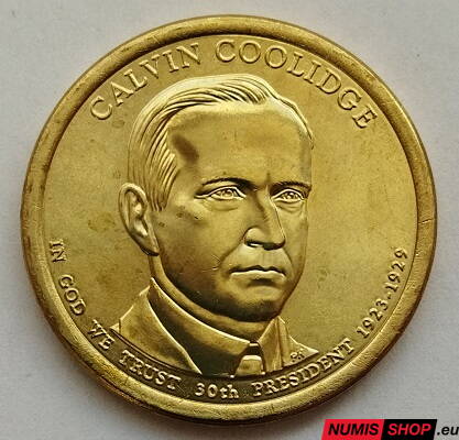 USA Presidential 1 dollar - 2014 - 30th Calvin Coolidge - P