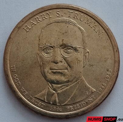 USA Presidential 1 dollar - 2015 - 33rd Harry S. Truman - P