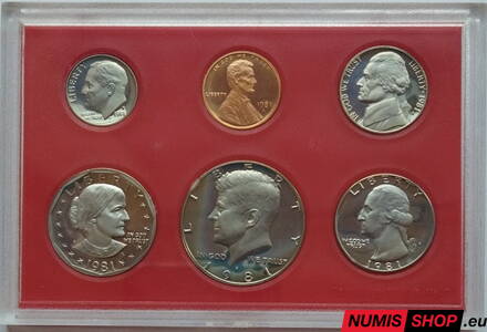 USA sada 1981 - PROOF - S