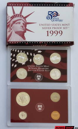 USA sada 1999 Silver PROOF