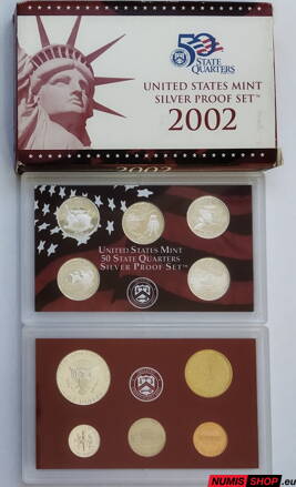 USA sada 2002 Silver PROOF